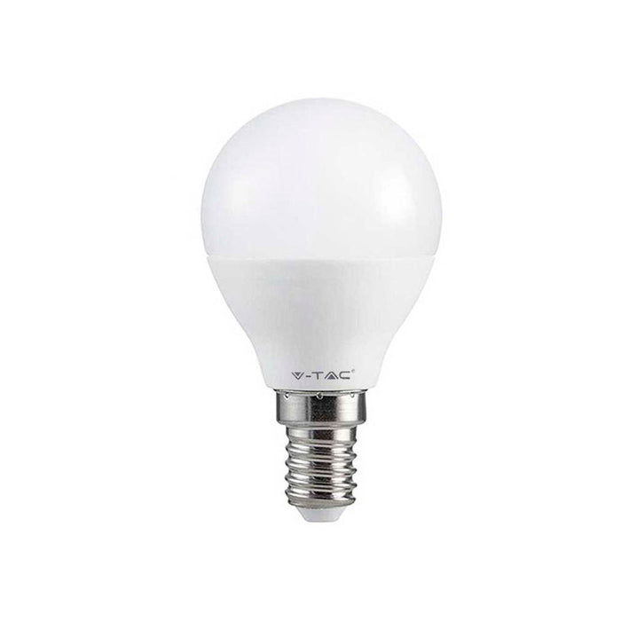 LED BULB E14 7W 4000K 600LM BALL V-TAC