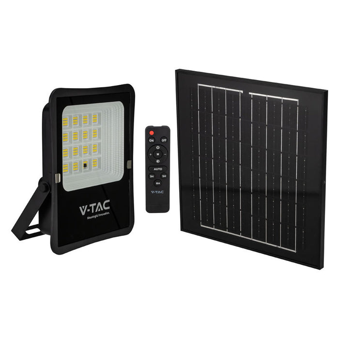 LED SOLAR FLOODLIGHT 12W 6400K 1200LM V-TAC