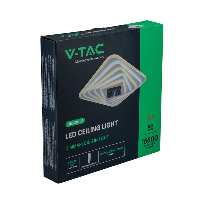 LED CEILING LAMP 150W 3000-6500K 50CM DIMMABLE V-TAC