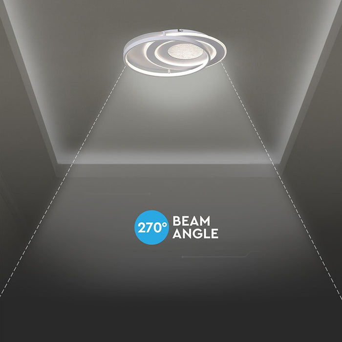 LED CEILING LIGHT 60W 50X42CM 3CCT WHITE REMOTE CONTROL V-TAC