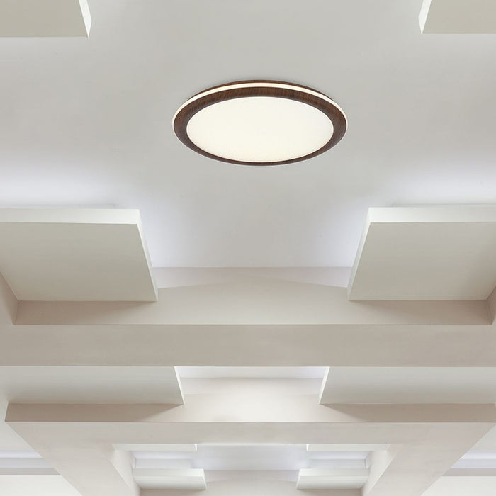 LED CEILING LIGHT 36W 41CM 3CCT WOOD REMOTE CONTROL V-TAC