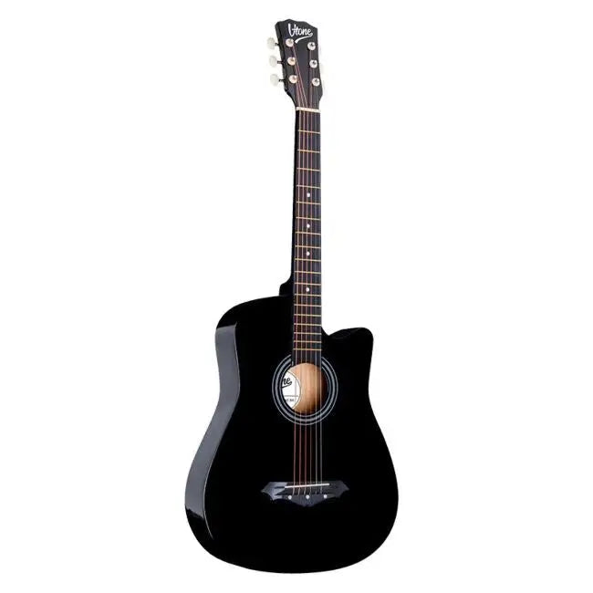 V-TONE AG One BK - 4/4 acoustic guitar black - Acoustic guitarsGIT-GIA<<<GuitarsGIT<<<ActionPL&&&Acoustic