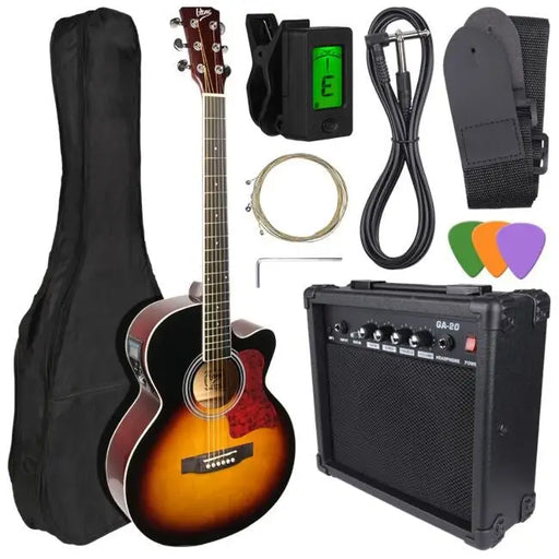 V-TONE EAG SET SB - set (4/4 electro-acoustic guitar sunburst + amplifier) - Electro-acoustic