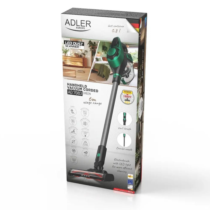 Vacuum cleaner ADLER AD 7083 green - Vacuum cleanersAGD-ODK<<<Home Appliance - ProductsAGD<<<ActionPL