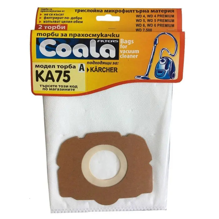 VACUUM CLEANER BAG COALA KA75-A - Акс. малки ел.уреди<<<Домакински електроуреди<<<Мебели и интериор<<<Praktiker&&&Акс.
