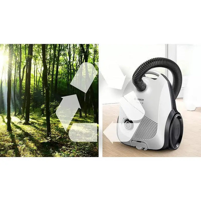 Vacuum cleaner Bosch BGLS2WH1H - Прахосмукачки<<<BOSCH дребна електродомакинска техника<<<BOSCH<<<PolyComp&&&Стандартни