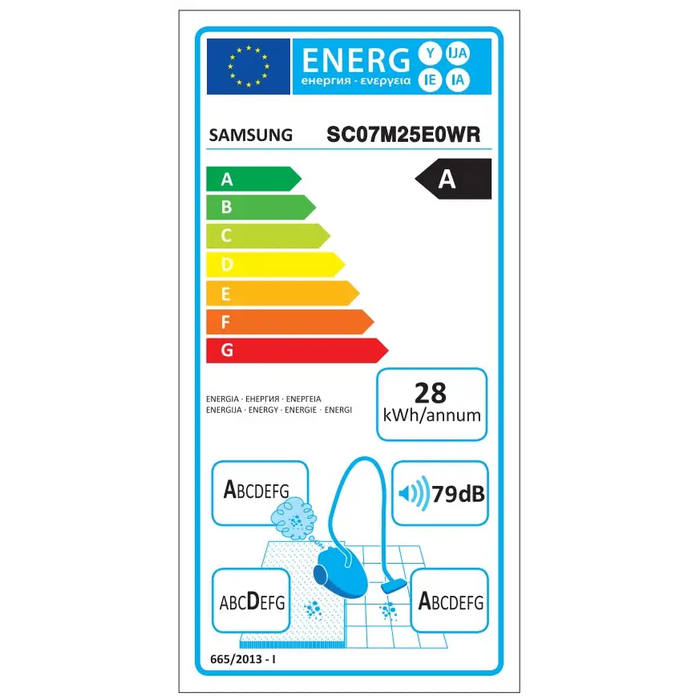 Vacuum cleaner Samsung VC07M25E0WR/GE - Стандартни<<<SAMSUNG прахосмукачки<<<SAMSUNG<<<PolyComp&&&Прахосмукачки