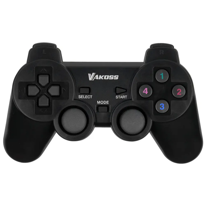 Vakoss GP-3925BK Gaming Controller Black RF Gamepad Analogue / Digital PC Playstation 3 - ControllersGAM-KON<<<PC