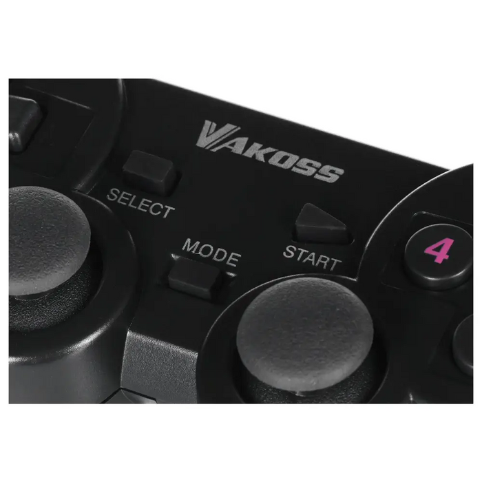 Vakoss GP-3925BK Gaming Controller Black RF Gamepad Analogue / Digital PC Playstation 3 - ControllersGAM-KON<<<PC