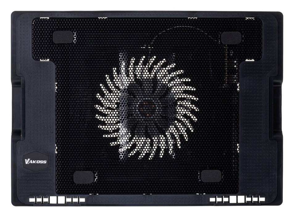 Vakoss LF-1860AL laptop cooling pad 43.2 cm (17") Black