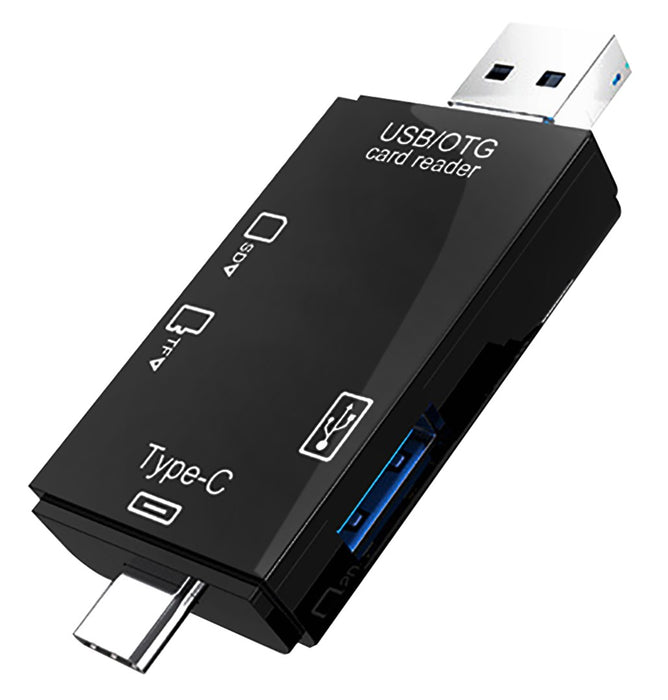 VAKOSS CARD READER 6IN1 USB A / MICRO USB / USB C / SD / MICRO SD / USB TC-R425X
