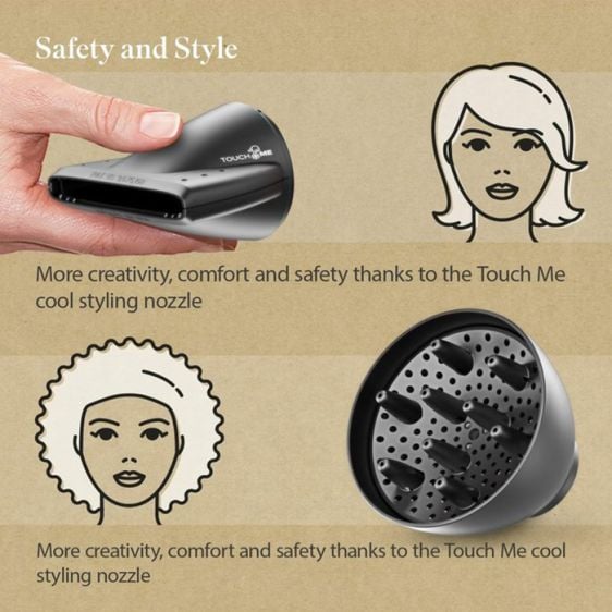 Professional hair dryer VALERA Swiss Ioncare SIC 7.5 RC, 2000 W, Grey