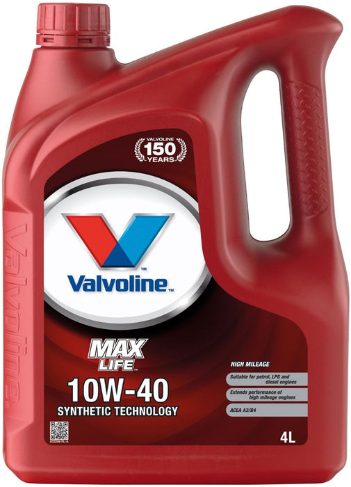 VALVOLINE MAXLIFE 10W-40 4L