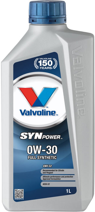 VALVOLINE SYNPOWER ENV C2 0W-30 1L