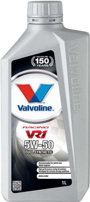 VALVOLINE VR1 RACING 5W-50 1L