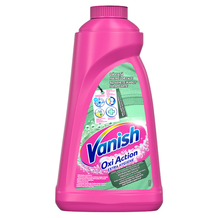 VANISH EXTRA HYGIENE STAIN REMOVER FOR COLORED AND WHITE LAUNDRY 940 ML