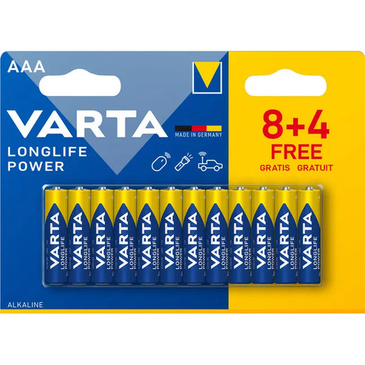 VARTA LONGLIFE POWER AAA BATTERIES - Батерии<<<Батерии и фенери<<<Осветление<<<Praktiker&&&Батерии<<<Аксесоари за
