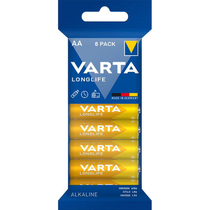 BATTERIES VARTA Longlife AA 8pcs