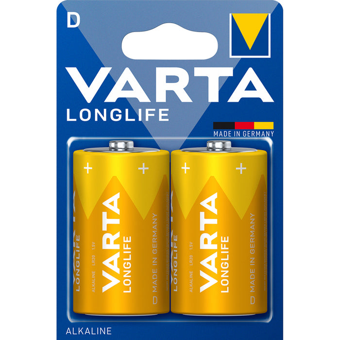 VARTA LONGLIFE D BATTERIES