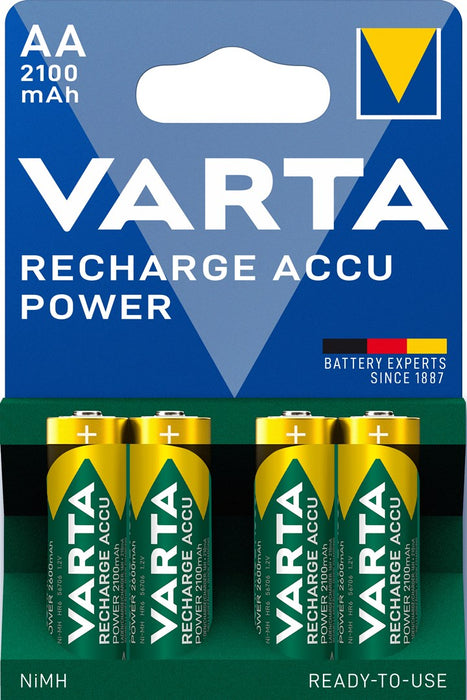 Batteries Varta RECH.ACCU POWER AA 2100mAh BLI 4