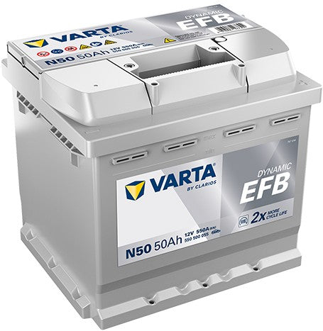 VARTA DYNAMIC EFB 50AH 550A 12V R+