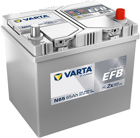 VARTA DYNAMIC EFB 65AH 650A 12V R+ JIS