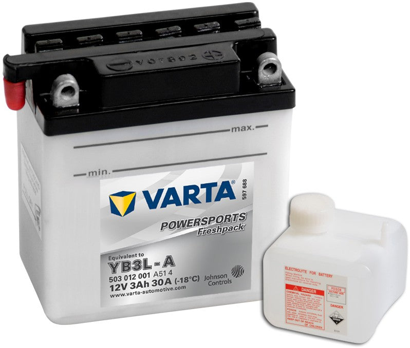 VARTA POWERSPORTS FRESHPACK 3AH 10A 12V R+