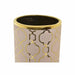 Vase DKD Home Decor 13,5 x 13,5 x 36 cm Porcelain Pink Golden Oriental Chromed - Декорация и Осветление<<<Дом