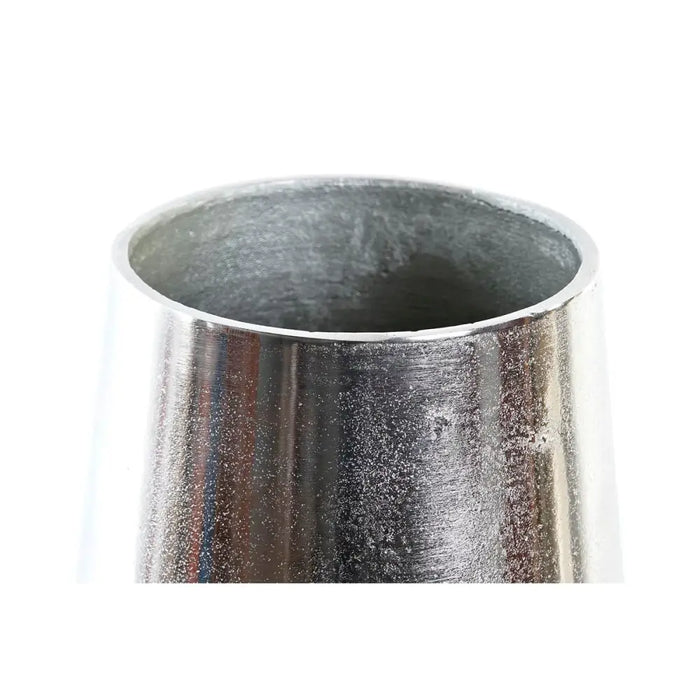 Vase DKD Home Decor 15,5 x 15,5 x 26 cm Silver Golden Aluminium Modern (2 Units) - Декорация и Осветление<<<Дом