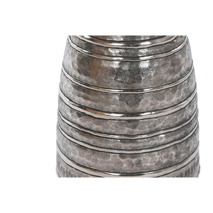 Vase DKD Home Decor 24 x 24 x 67 cm Aged finish Silver Golden Aluminium Modern (2 Units) - Декорация и Осветление<<<Дом