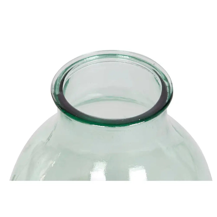 Vase DKD Home Decor 29 x 29 x 36 cm Green Tempered Glass - Декорация и Осветление<<<Дом Градина<<<BigBuy&&&Украса за