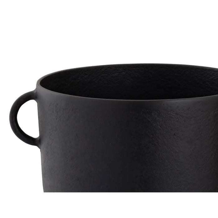 Vase DKD Home Decor 36 x 29 x 33 cm Black Golden Aluminium Modern (2 Units) - Украса за средата на масата и
