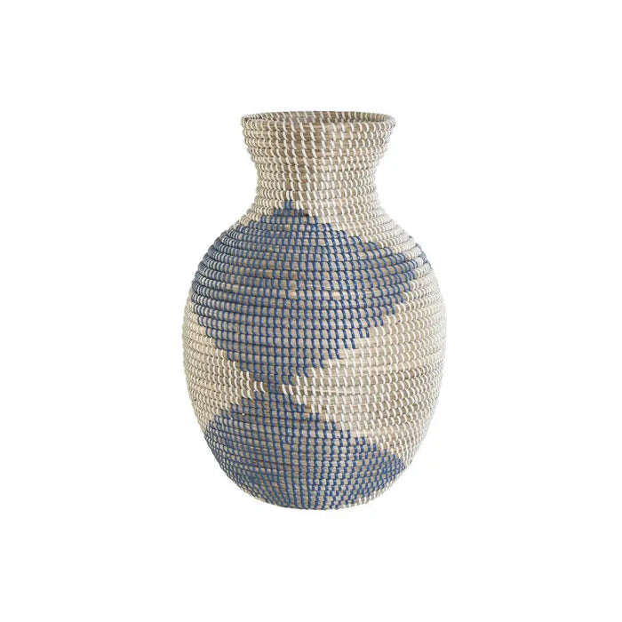 Vase DKD Home Decor Blue Natural Mediterranean 31 x 31 x 50 cm - Декорация и Осветление<<<Дом Градина<<<BigBuy&&&Украса