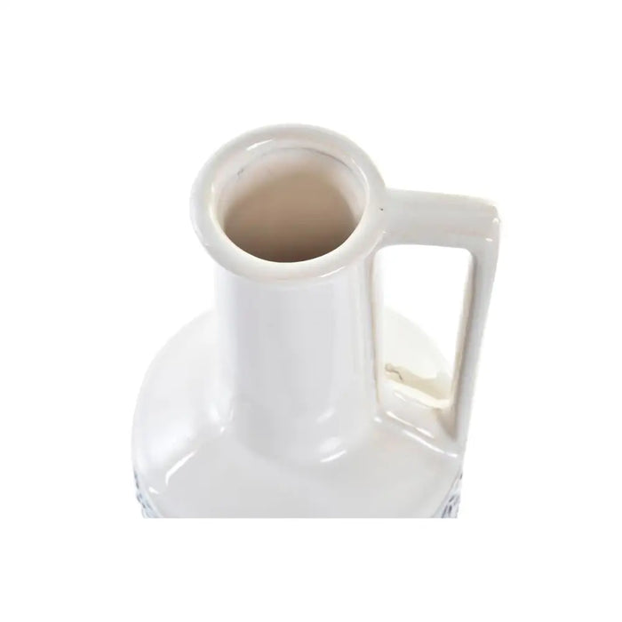 Vase DKD Home Decor Blue White Porcelain Mediterranean 14 x 14 x 30 cm - Декорация и Осветление<<<Дом