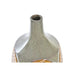 Vase DKD Home Decor Brown Pink Stoneware Leaf of a plant 17 x 17 x 26 cm (2 Units) - Декорация и Осветление<<<Дом