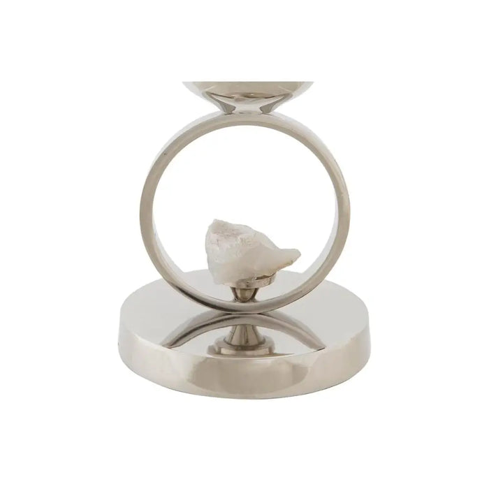 Vase DKD Home Decor Champagne Crystal Aluminium (15 x 15 x 44 cm) - Декорация и Осветление<<<Дом