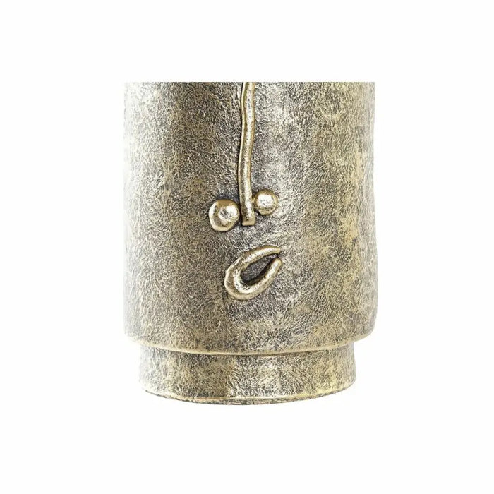 Vase DKD Home Decor Face Golden Modern (29 x 19,5 x 36 cm) - Декорация и Осветление<<<Дом Градина<<<BigBuy&&&Украса за