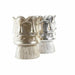 Vase DKD Home Decor Golden Face Champagne Silver Aluminium Modern 12 x 12 x 17 cm (2 Units) - Декорация и