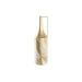 Vase DKD Home Decor Golden Metal Cream Tropical Leaf of a plant (21 x 21 x 71 cm) - Декорация и Осветление<<<Дом