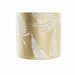 Vase DKD Home Decor Golden Metal Cream Tropical Leaf of a plant (21 x 21 x 81 cm) - Декорация и Осветление<<<Дом