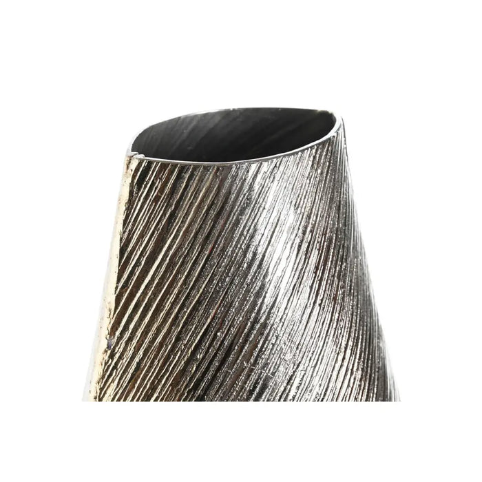 Vase DKD Home Decor Golden Silver Aluminium Modern 22 x 13 x 40,5 cm (2 Units) - Декорация и Осветление<<<Дом