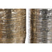 Vase DKD Home Decor Golden Silver Aluminium Modern 31 x 31 x 106 cm - Декорация и Осветление<<<Дом