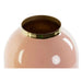 Vase DKD Home Decor Green Golden Coral Iron Lacquered 13 x 13 x 25 cm (2 Units) - Декорация и Осветление<<<Дом