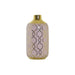 Vase DKD Home Decor Pink Golden Porcelain Oriental Chromed 13 x 13 x 26 cm - Декорация и Осветление<<<Дом