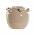 Vase DKD Home Decor Porcelain Grey Beige Birds Shabby Chic (15 x 15 x 13,5 cm) (2 Units) - Декорация и Осветление<<<Дом
