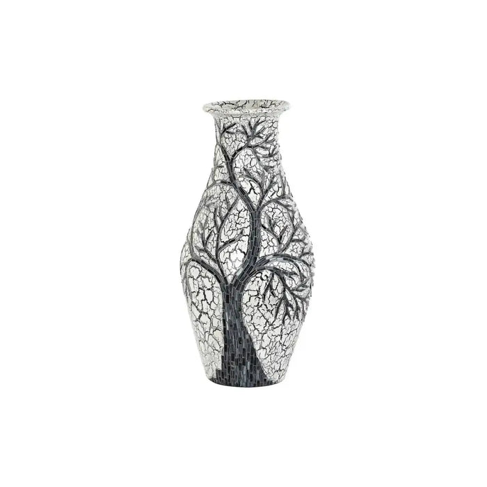 Vase DKD Home Decor Tree White Black White/Black Crystal Terracotta 29 x 29 x 60 cm - Декорация и Осветление<<<Дом