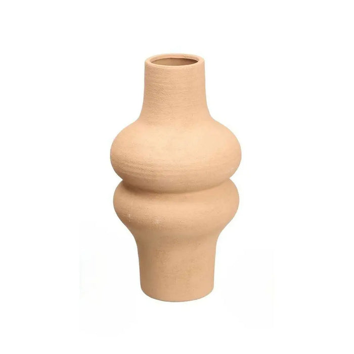 Vase Gift Decor Brown Ceramic 18 x 34,5 x 18 cm - Декорация и Осветление<<<Дом Градина<<<BigBuy&&&Украса за средата на