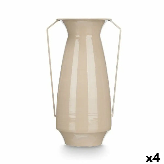 Vase Gift Decor Brown Iron Conical 25,5 x 41,5 x 18,5 cm (4 Units) - Декорация и Осветление<<<Дом