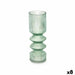 Vase Gift Decor Green Crystal Stripes 8 x 23 x 8 cm (8 Units) - Декорация и Осветление<<<Дом Градина<<<BigBuy&&&Украса