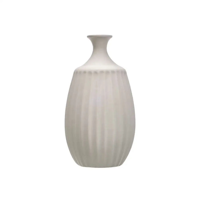 Vase Gift Decor Grey Ceramic 27 x 48 x 27 cm - Декорация и Осветление<<<Дом Градина<<<BigBuy&&&Украса за средата на